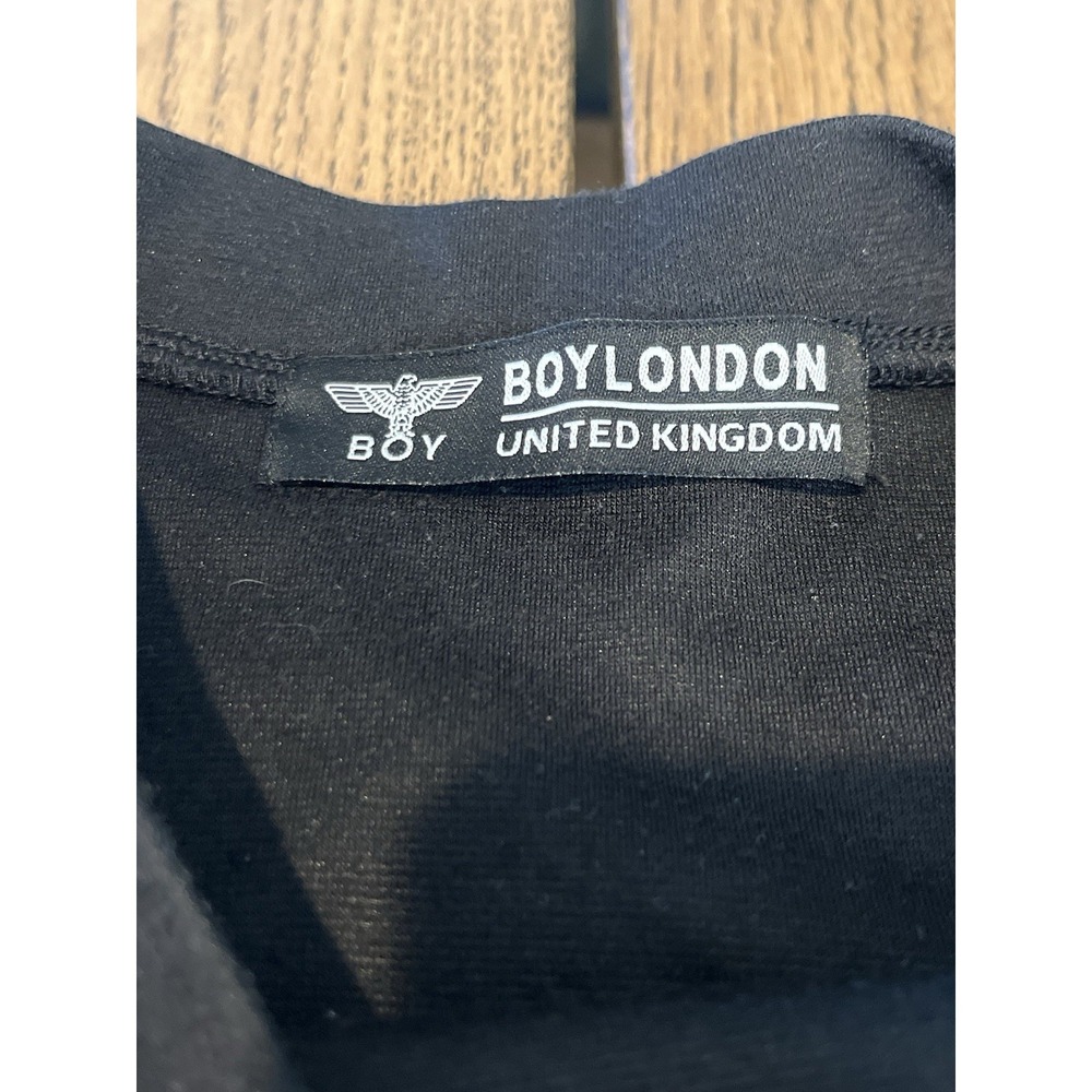 Boy London Free Size Dress Oversized T Shirt Gold Black Wings United Kingdom - Picture 4 of 13